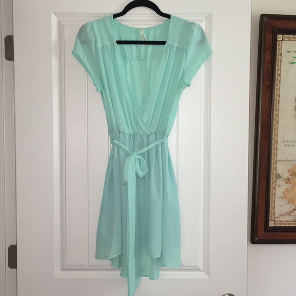 LOFT Dresses & Skirts - Light Blue Chiffon Dress